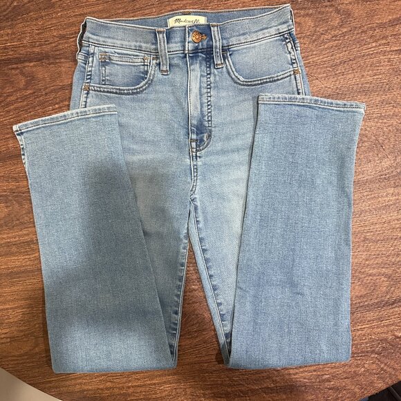 Madewell 10" High-Rise Roadtripper Stovepipe Jeans with Ankle Slits - Size 24 - Picture 8 of 15